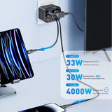 ASOMETECH 33W GaN USB-C Ladegerät mit 4000W AC-Steckdose