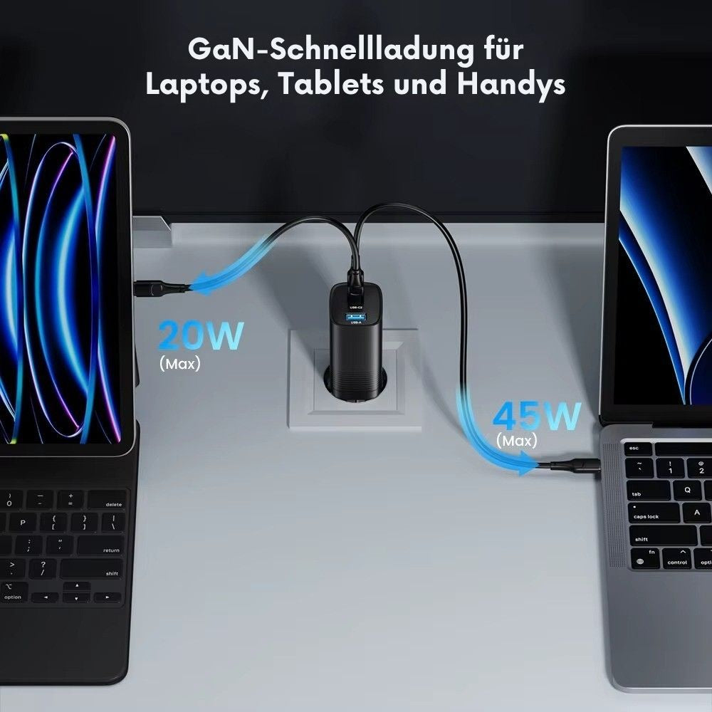 ASOMETECH 65W GaN USB-C Schnellladegerät
