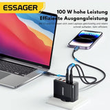 Essager 100W GaN USB-C Schnellladegerät (4-Port Desktop)