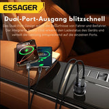 Essager 100W Autoladegerät mit USB-C PD 45W & USB
