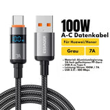 Essager 100W USB-C auf USB-C Schnellladekabel