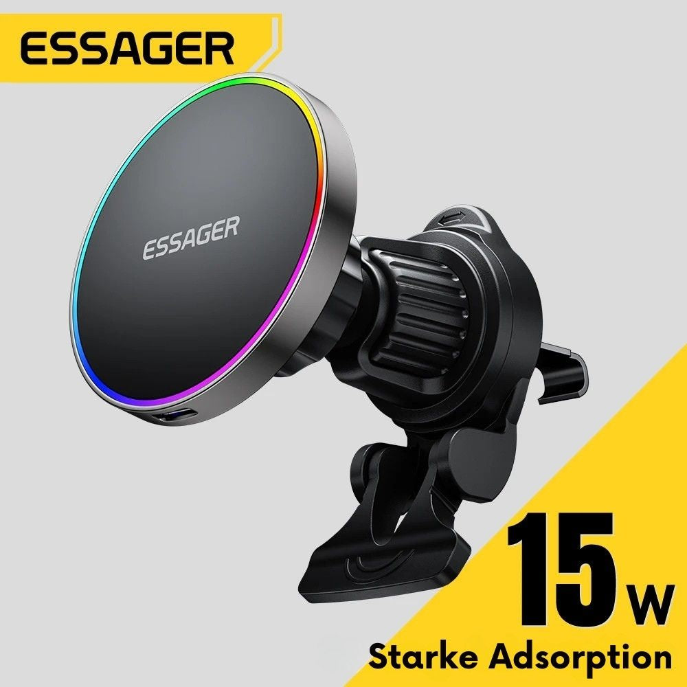 Essager 15W Magnetischer Wireless Auto-Halter (360° verstellbar)