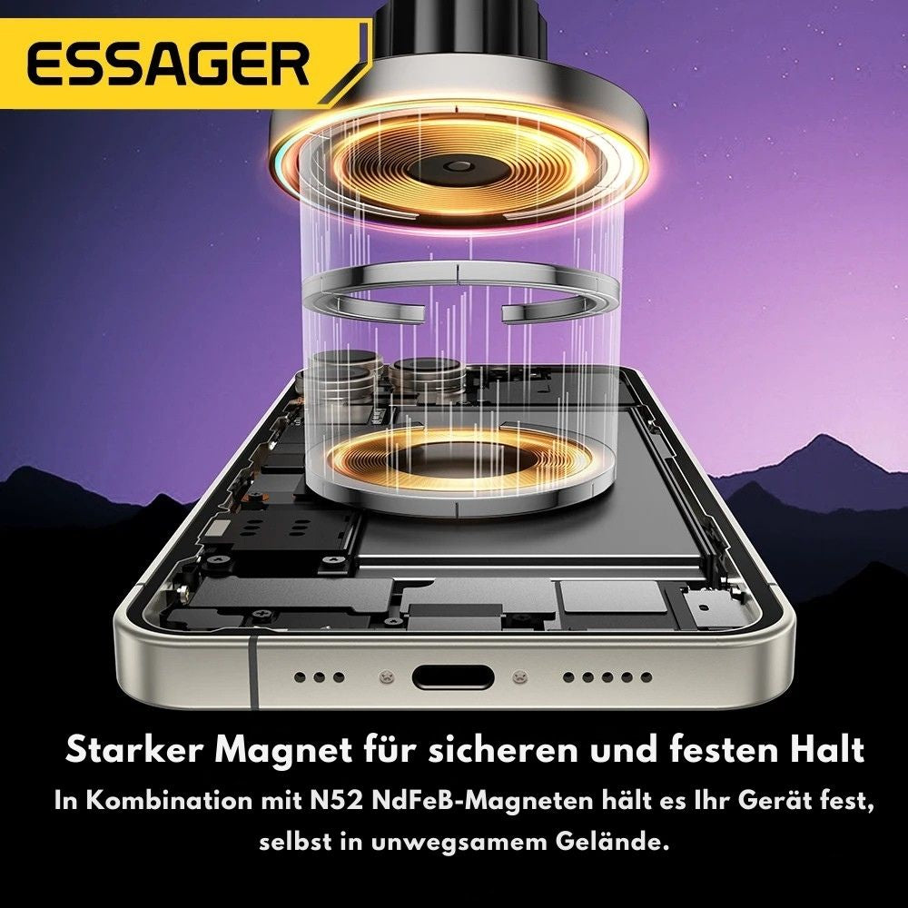 Essager 15W Magnetischer Wireless Auto-Halter (360° verstellbar)