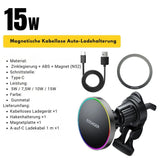 Essager 15W Magnetischer Wireless Auto-Halter (360° verstellbar)