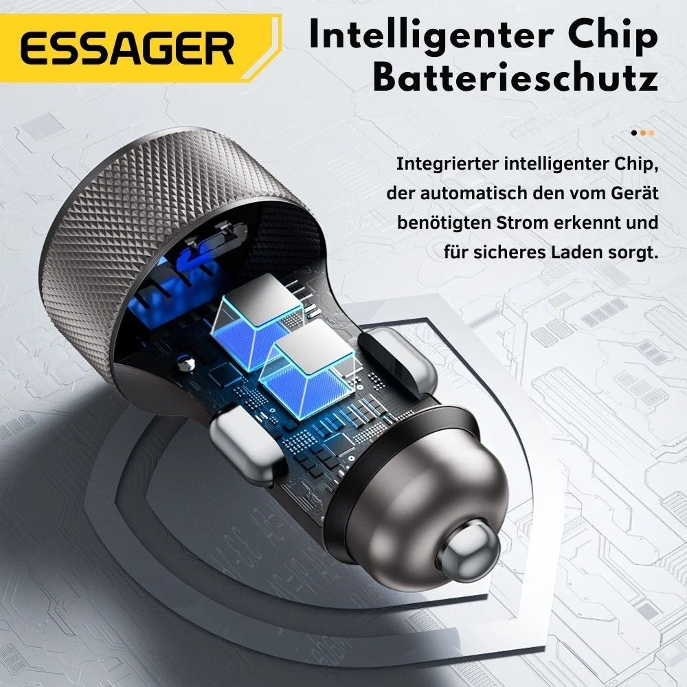 Essager 45W USB-C Autoladegerät