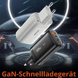 Essager 65W GaN USB-C Schnellladegerät (3-Port)