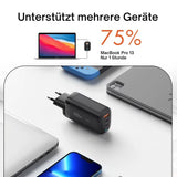 Essager 65W GaN USB-C Schnellladegerät (3-Port)