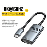 Essager USB-C-zu-HDMI Adapter – 8K@60Hz / 4K@120Hz Kabelkonverter (1.2 m)