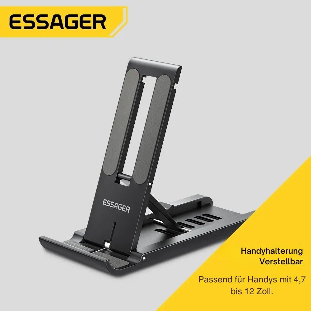 Essager Tragbarer & Faltbarer Mini-Handyhalter – Universal Tischständer für Smartphone & Tablet