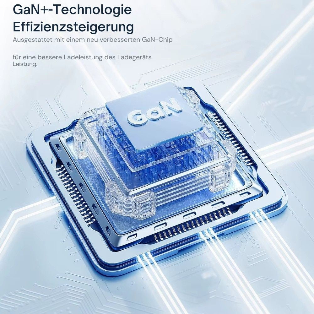 Toocki 33W GaN USB-C Schnellladegerät mit LED-Digitalanzeige