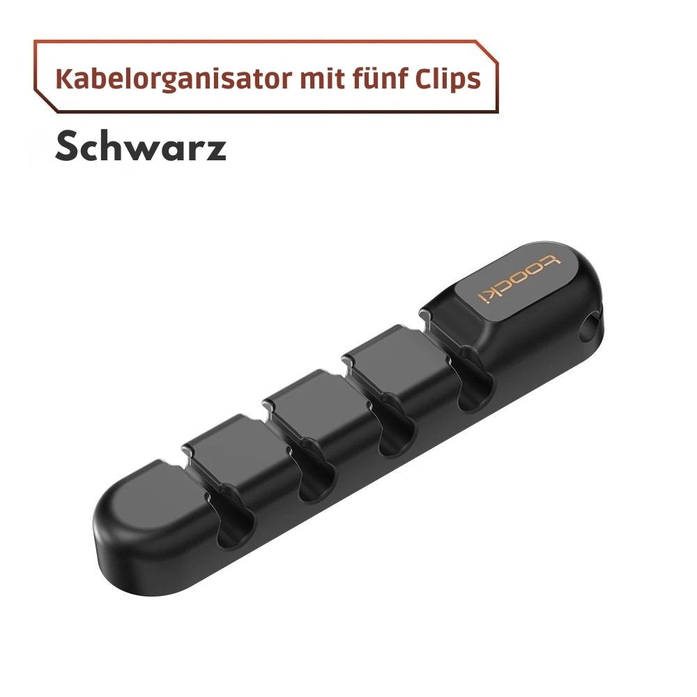 Toocki Silikon Kabel-Organizer – 3/5/7-Loch Flexible Kabelmanagement Clips