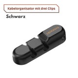Toocki Silikon Kabel-Organizer – 3/5/7-Loch Flexible Kabelmanagement Clips