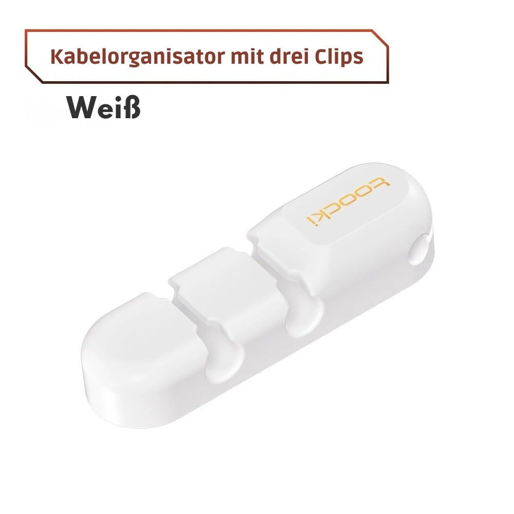 Toocki Silikon Kabel-Organizer – 3/5/7-Loch Flexible Kabelmanagement Clips