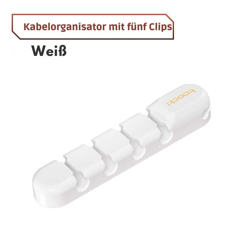 Toocki Silikon Kabel-Organizer – 3/5/7-Loch Flexible Kabelmanagement Clips