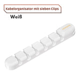 Toocki Silikon Kabel-Organizer – 3/5/7-Loch Flexible Kabelmanagement Clips
