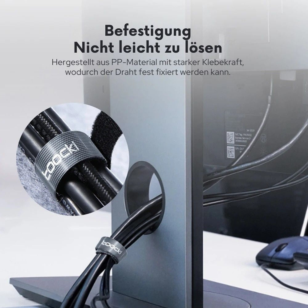 Toocki Kabel-Organizer – Flexibler Drahtwickler & Kabelmanagement