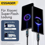 Essager 120W USB-C Kabel mit LED Digitalanzeige