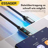 Essager 240W USB-C auf USB-C Kabel PD3.1 mit LED-Anzeige