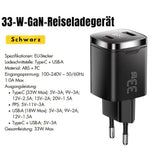 Essager 33W GaN USB-C Ladegerät mit Digitalanzeige